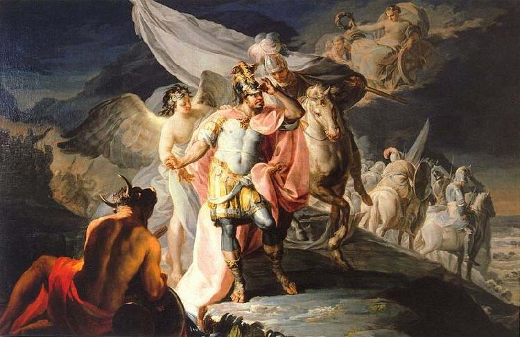 Francisco de Goya Anibal vencedor contempla por primera vez Italia desde los Alpes Sweden oil painting art